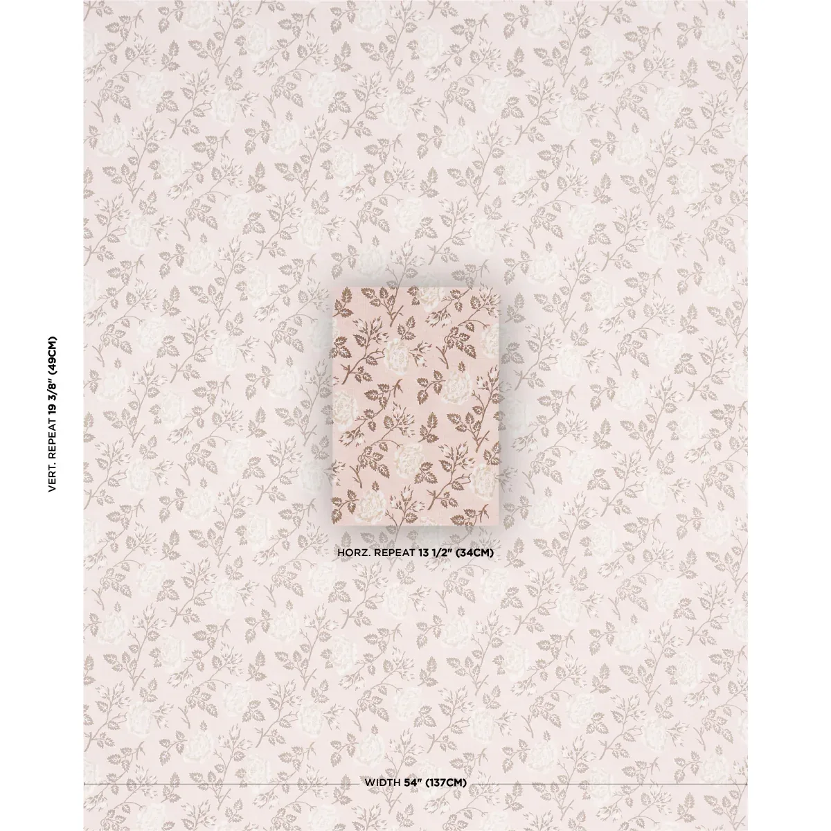 LAVINIA Fabric – PINK | Schumacher | Wallpaper Twins LAVINIA fabric PINK color by Schumacher