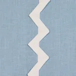 LAZARE APPLIQUÉ Fabric – IVORY ON CHAMBRAY | Schumacher | Wa LAZARE APPLIQUÉ fabric IVORY ON CHAMBRAY color by Schumacher