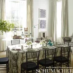 LE CASTELLET Fabric – BRUN | Schumacher | Wallpaper Twins LE CASTELLET fabric BRUN color by Schumacher