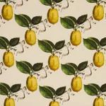 LE CITRON Fabric – NATURAL | Schumacher | Wallpaper Twins LE CITRON fabric NATURAL color by Schumacher
