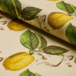 LE CITRON Fabric – NATURAL | Schumacher | Wallpaper Twins LE CITRON fabric NATURAL color by Schumacher