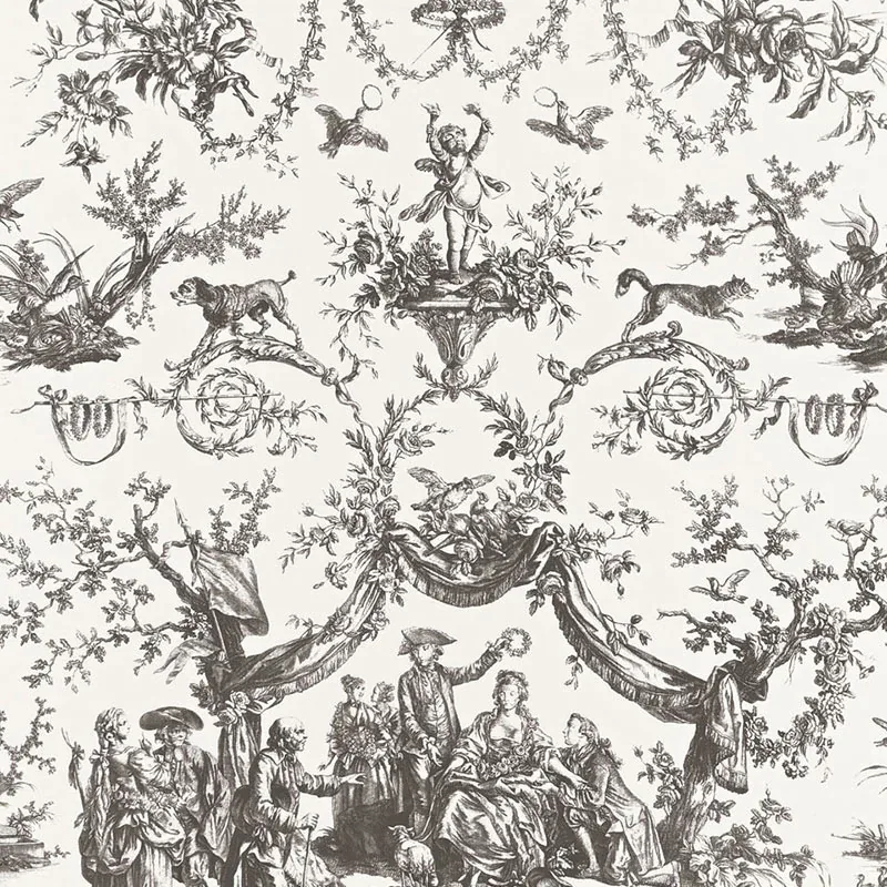 175273 | LE COURONNEMENT DE LA ROSIERE – GRISAILLE