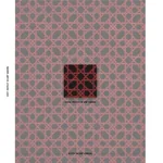 LE MAROC ÉPINGLÉ Fabric – BLACK AND RED | Schumacher | Wallp LE MAROC ÉPINGLÉ fabric BLACK AND RED color by Schumacher