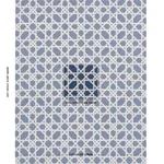 LE MAROC ÉPINGLÉ Fabric – BLUE | Schumacher | Wallpaper Twin LE MAROC ÉPINGLÉ fabric BLUE color by Schumacher