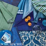 LE MATELOT Fabric – PEACOCK | Schumacher | Wallpaper Twins LE MATELOT fabric PEACOCK color by Schumacher