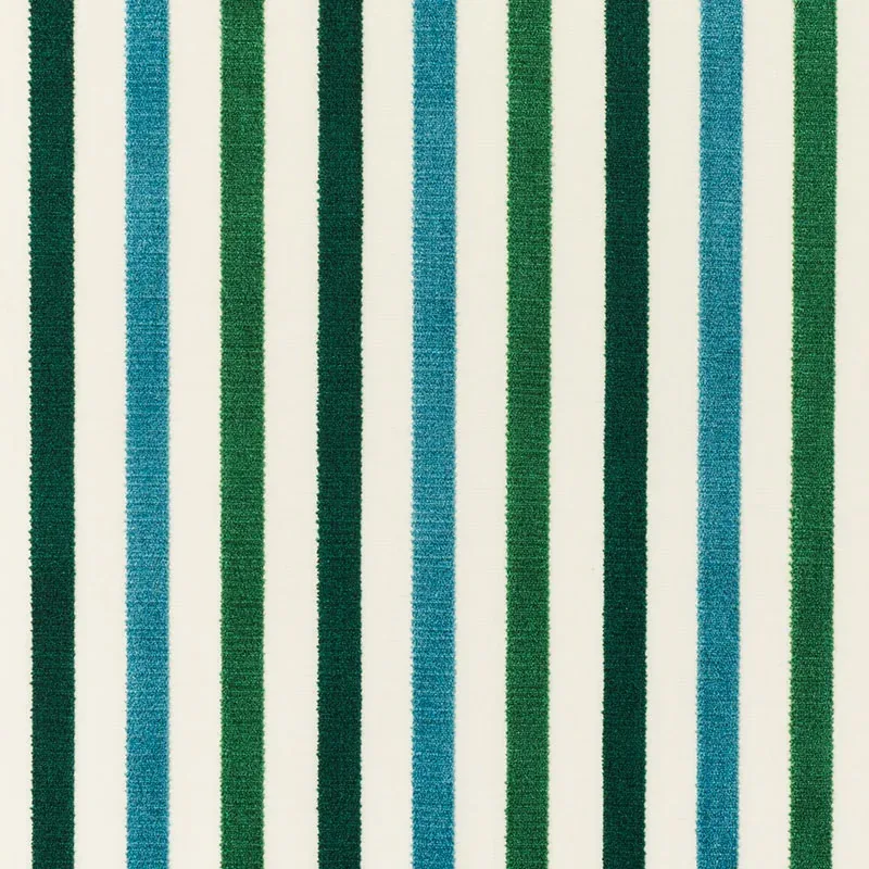 LE MATELOT fabric PEACOCK color by Schumacher