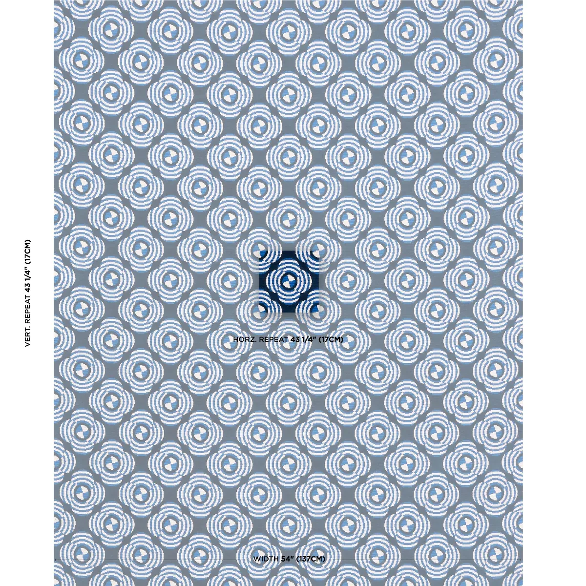 LE MODERNE CUT VELVET Fabric – COBALT | Schumacher | Wallpap LE MODERNE CUT VELVET fabric COBALT color by Schumacher