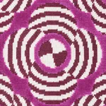 LE MODERNE CUT VELVET Fabric – MAGENTA | Schumacher | Wallpa LE MODERNE CUT VELVET fabric MAGENTA color by Schumacher