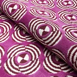 LE MODERNE CUT VELVET Fabric – MAGENTA | Schumacher | Wallpa LE MODERNE CUT VELVET fabric MAGENTA color by Schumacher