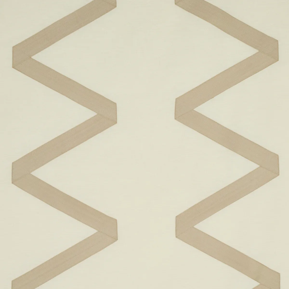LEGERE LINEN SILK APPLIQUÉ fabric DOVE ON IVORY color by Schumacher