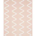 LEGERE LINEN SILK APPLIQUÉ fabric IVORY ON BLUSH color by Schumacher