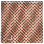 LEGRAD ARGYLE fabric COGNAC color by Schumacher