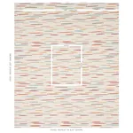 LELAND STRIPE Fabric – MULTI | Schumacher | Wallpaper Twins LELAND STRIPE fabric MULTI color by Schumacher