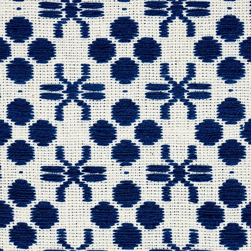 LEMPA HAND WOVEN Fabric – INDIGO | Schumacher | Wallpaper Tw LEMPA HAND WOVEN fabric INDIGO color by Schumacher