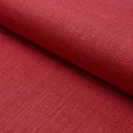 LEO GLAZED LINEN Fabric – RED | Schumacher | Wallpaper Twins LEO GLAZED LINEN fabric RED color by Schumacher