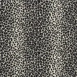 LEOPARD LINEN PRINT fabric EBONY color by Schumacher