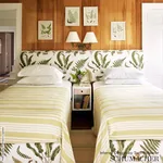 LES FOUGERES Fabric – ANTIQUE | Schumacher | Wallpaper Twins LES FOUGERES fabric ANTIQUE color by Schumacher