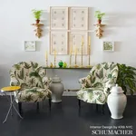 LES FOUGERES fabric DOCUMENT color by Schumacher