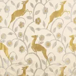 LES GAZELLES AU BOIS fabric ECRU color by Schumacher