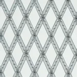 LES LOSANGES TOILE Fabric – CARBON | Schumacher | Wallpaper LES LOSANGES TOILE fabric CARBON color by Schumacher