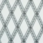 LES LOSANGES TOILE Fabric – CARBON | Schumacher | Wallpaper LES LOSANGES TOILE fabric CARBON color by Schumacher