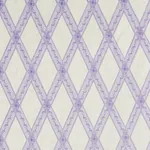 LES LOSANGES TOILE fabric IRIS color by Schumacher