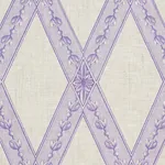 LES LOSANGES TOILE fabric IRIS color by Schumacher