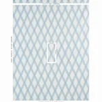 LES LOSANGES TOILE Fabric – SKY | Schumacher | Wallpaper Twi LES LOSANGES TOILE fabric SKY color by Schumacher