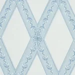 LES LOSANGES TOILE Fabric – SKY | Schumacher | Wallpaper Twi LES LOSANGES TOILE fabric SKY color by Schumacher