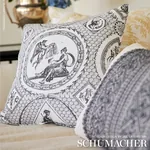 LES SCENES CONTEMPORAINES Fabric – BLACK | Schumacher | Wall LES SCENES CONTEMPORAINES fabric BLACK color by Schumacher