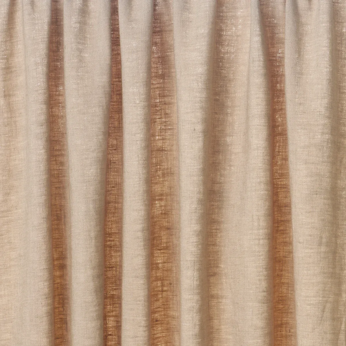 LESLIE STONEWASHED SHEER fabric NATURAL color by Schumacher