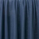 LESLIE STONEWASHED SHEER fabric NAVY color by Schumacher