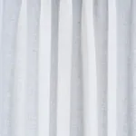 LESLIE STONEWASHED SHEER fabric WHITE color by Schumacher