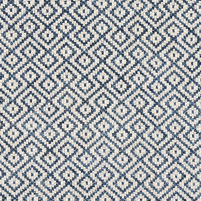 LESSING fabric INDIGO color by Schumacher