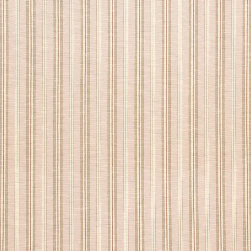 LEWIS STRIPE fabric BLUSH color by Schumacher