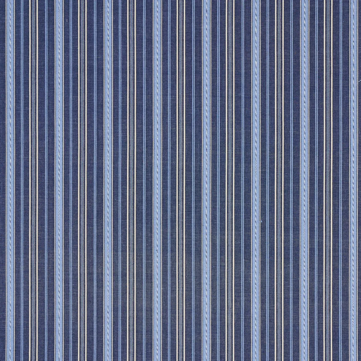 LIGHTFOOT STRIPE Fabric – DELFT | Schumacher | Wallpaper Twi LIGHTFOOT STRIPE fabric DELFT color by Schumacher