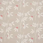 LILLA EMBROIDERY fabric IVORY ON NEUTRAL color by Schumacher