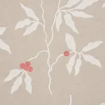 LILLA EMBROIDERY fabric IVORY ON NEUTRAL color by Schumacher