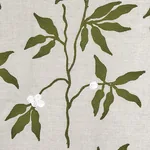 LILLA EMBROIDERY Fabric – OLIVE ON NEUTRAL | Schumacher | Wa LILLA EMBROIDERY fabric OLIVE ON NEUTRAL color by Schumacher