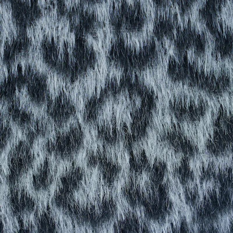 LILYA LEOPARD fabric GREY color by Schumacher