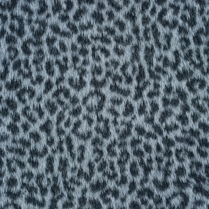 LILYA LEOPARD fabric GREY color by Schumacher