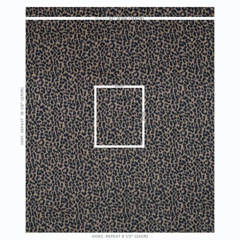 LILYA LEOPARD Fabric – NATURAL | Schumacher | Wallpaper Twin LILYA LEOPARD fabric NATURAL color by Schumacher