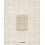 LIMBOURG DAMASK VELVET fabric PEARL color by Schumacher