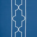 LIMITLESS LATTICE Fabric – ROYAL | Schumacher | Wallpaper Tw LIMITLESS LATTICE fabric ROYAL color by Schumacher