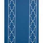 LIMITLESS LATTICE Fabric – ROYAL | Schumacher | Wallpaper Tw LIMITLESS LATTICE fabric ROYAL color by Schumacher