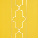 LIMITLESS LATTICE Fabric – YELLOW | Schumacher | Wallpaper T LIMITLESS LATTICE fabric YELLOW color by Schumacher