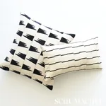 LINES Fabric – BLACK | Schumacher | Wallpaper Twins LINES fabric BLACK color by Schumacher