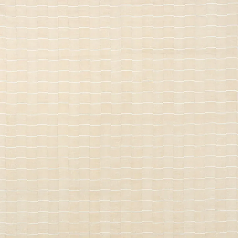 LINES fabric IVORY color by Schumacher