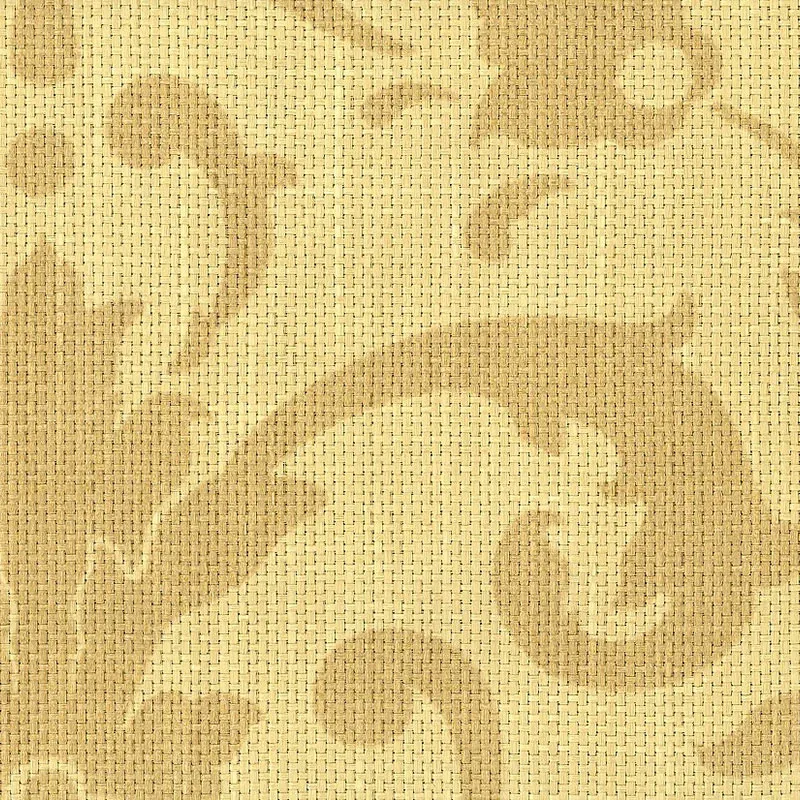 LINWOOD RAFFIA DAMASK fabric STRAW color by Schumacher