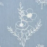 LISBETH EMBROIDERY fabric BLUE color by Schumacher